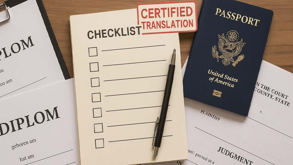 Kako pripremiti dokumente za sudskog tumača – checklist za klijente